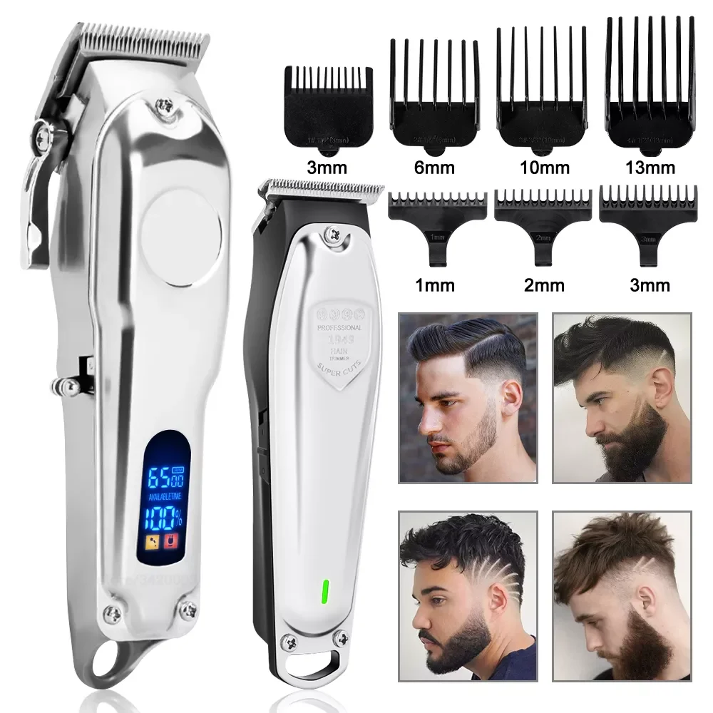 New Hair Clipper Electric Shaver for Men Professional Hair Cutting Machine Barber Rechargeable LCD Display Beard Shaving Razor
New Hair Clipper Electric Shaver for Men Professional Hair Cutting Machine Barber Rechargeable LCD Display Beard Shaving Razor