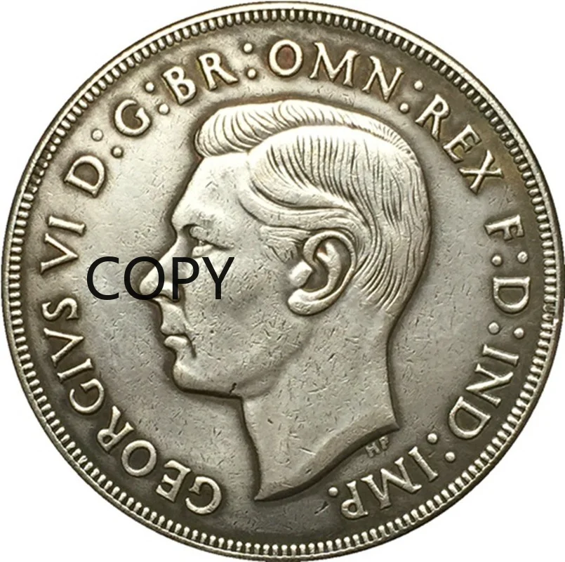 1938 Australian Coin Copper Silver Plated Coin Antique Craft Collectible Replica Imitation Commemorative Coin
1938 Australian Coin Copper Silver Plated Coin Antique Craft Collectible Replica Imitation Commemorative Coin