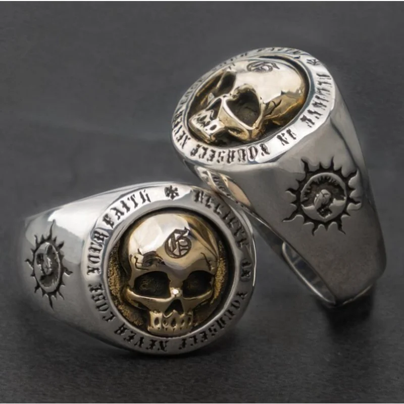 Trendy Punk Style Metal Skull Ring for Men's and Women's Trendy Goth Biker Ring Party Street Jewelry Gift
Trendy Punk Style Metal Skull Ring for Men's and Women's Trendy Goth Biker Ring Party Street Jewelry Gift