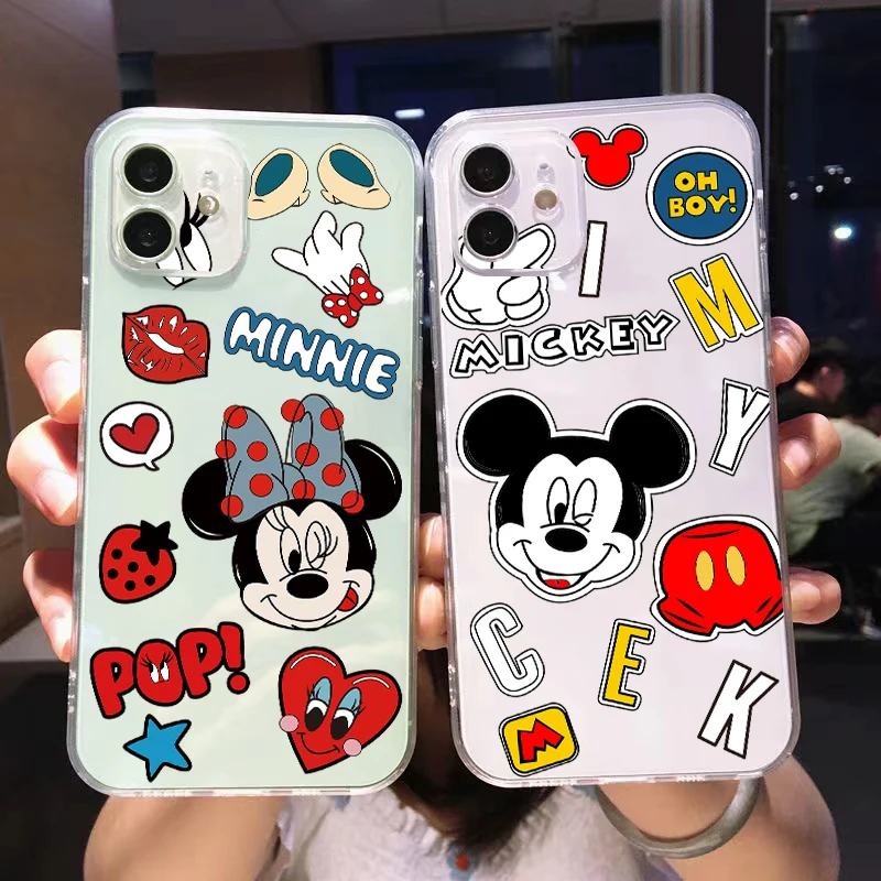 Disney Mickey Minnie Mouse For Apple iPhone 13 12 11 Pro Mini X XR XS Max SE 6 6S 7 8 Plus Clear Phone Case Carcasa Cover
Disney Mickey Minnie Mouse For Apple iPhone 13 12 11 Pro Mini X XR XS Max SE 6 6S 7 8 Plus Clear Phone Case Carcasa Cover