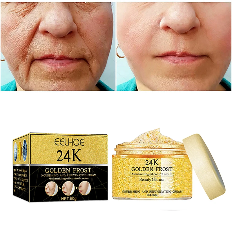 24K Gold Anti Wrinkle Cream Firming Lifting Anti Aging Face Cream Fade Fine Lines Repair Wrinkle Moisturizing Facial Skin Care
24K Gold Anti Wrinkle Cream Firming Lifting Anti Aging Face Cream Fade Fine Lines Repair Wrinkle Moisturizing Facial Skin Care