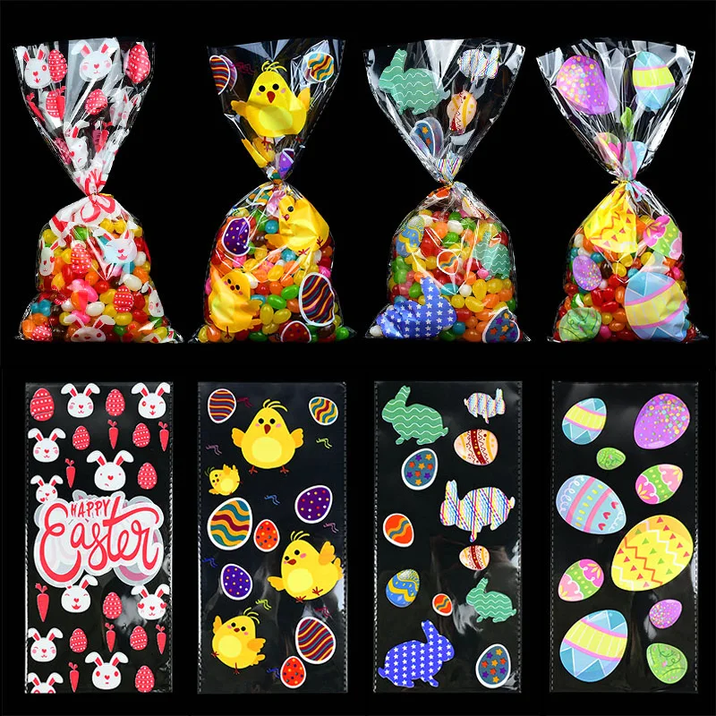 50pcs Easter Decoration Gift Bag Bunny Eggs Chicken Print Cellophane Bags Baking Candy Packaging Bags Happy Easter Party Favors
50pcs Easter Decoration Gift Bag Bunny Eggs Chicken Print Cellophane Bags Baking Candy Packaging Bags Happy Easter Party Favors