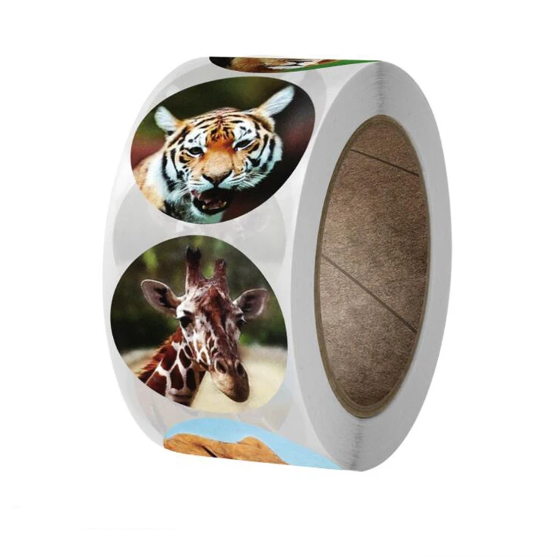 500PCS Color Animal World Labels Sealing Paper Sticky Sticker Stationery Children Rewards Decorative Scrapbook Thank You Sticker
500PCS Color Animal World Labels Sealing Paper Sticky Sticker Stationery Children Rewards Decorative Scrapbook Thank You Sticker