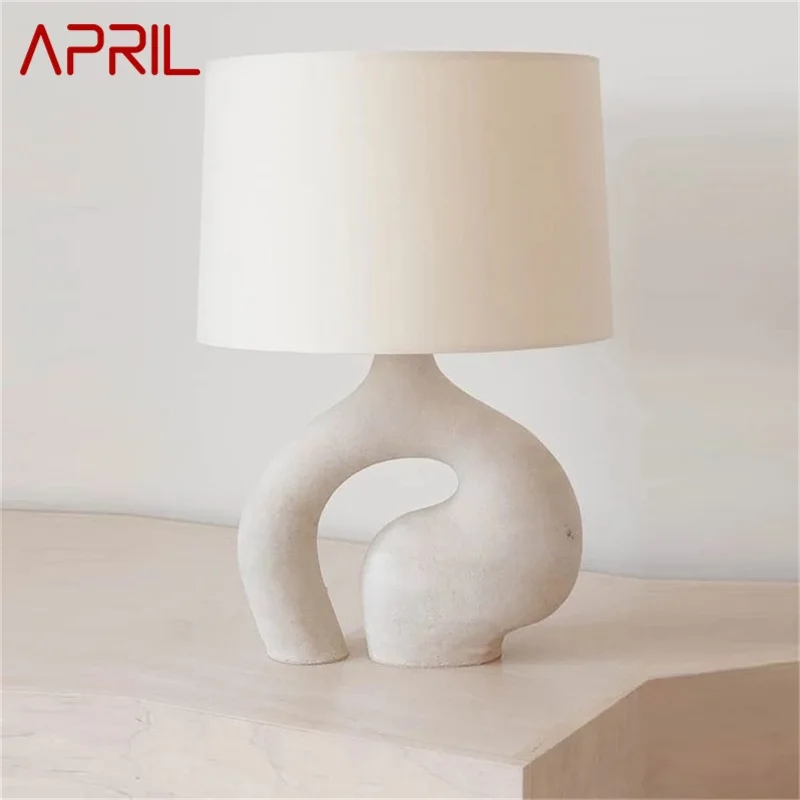 APRIL White Creative Table Desk Lamp Contemporary Resin LED Light for Home Living Bed Room Decoration
APRIL White Creative Table Desk Lamp Contemporary Resin LED Light for Home Living Bed Room Decoration
