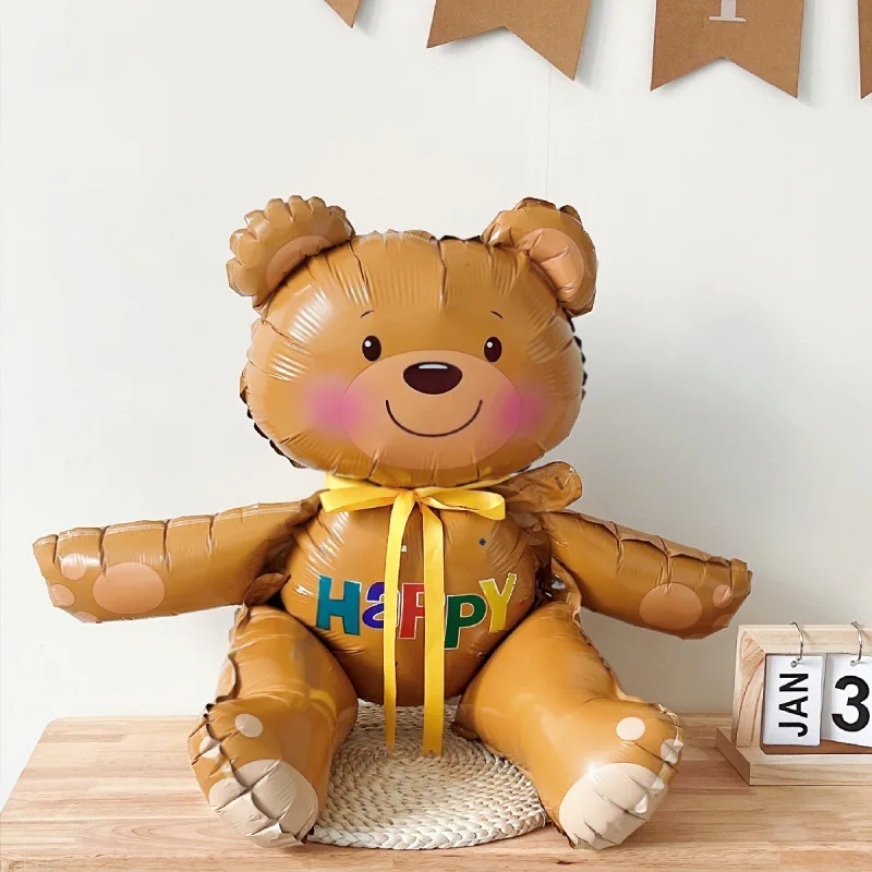 3D Standing Bear Foil Balloon Love Heart Wedding Decoration For Kids Birthday Party Decor Helium Globos Baby Shower Gifts
3D Standing Bear Foil Balloon Love Heart Wedding Decoration For Kids Birthday Party Decor Helium Globos Baby Shower Gifts
