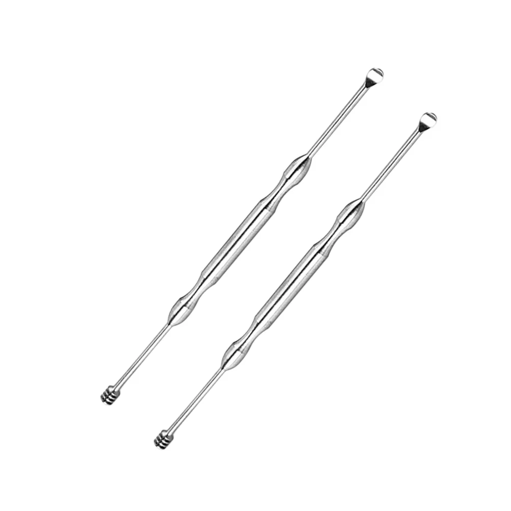 2PCS Ear Pick Ear Spoon Stainless Steel Spiral Clean Ear Tool Household Goods Ear Cleaner (Silver)
2PCS Ear Pick Ear Spoon Stainless Steel Spiral Clean Ear Tool Household Goods Ear Cleaner (Silver)