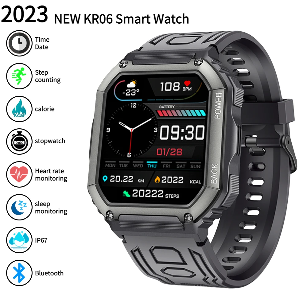 Men Military Smart Watch Bluetooth Call Blood Pressure Waterproof Full Touch Smartwatch For Xiaomi Android Fitness Tracker Watch
Men Military Smart Watch Bluetooth Call Blood Pressure Waterproof Full Touch Smartwatch For Xiaomi Android Fitness Tracker Watch