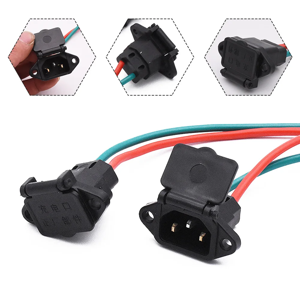 20CM E-bike Plug Socket Charger E-bike Battery 48V 36V Use Electric Scooter Vehicle Charging Socket E-Bike Car Plug Cable Wire C
20CM E-bike Plug Socket Charger E-bike Battery 48V 36V Use Electric Scooter Vehicle Charging Socket E-Bike Car Plug Cable Wire C