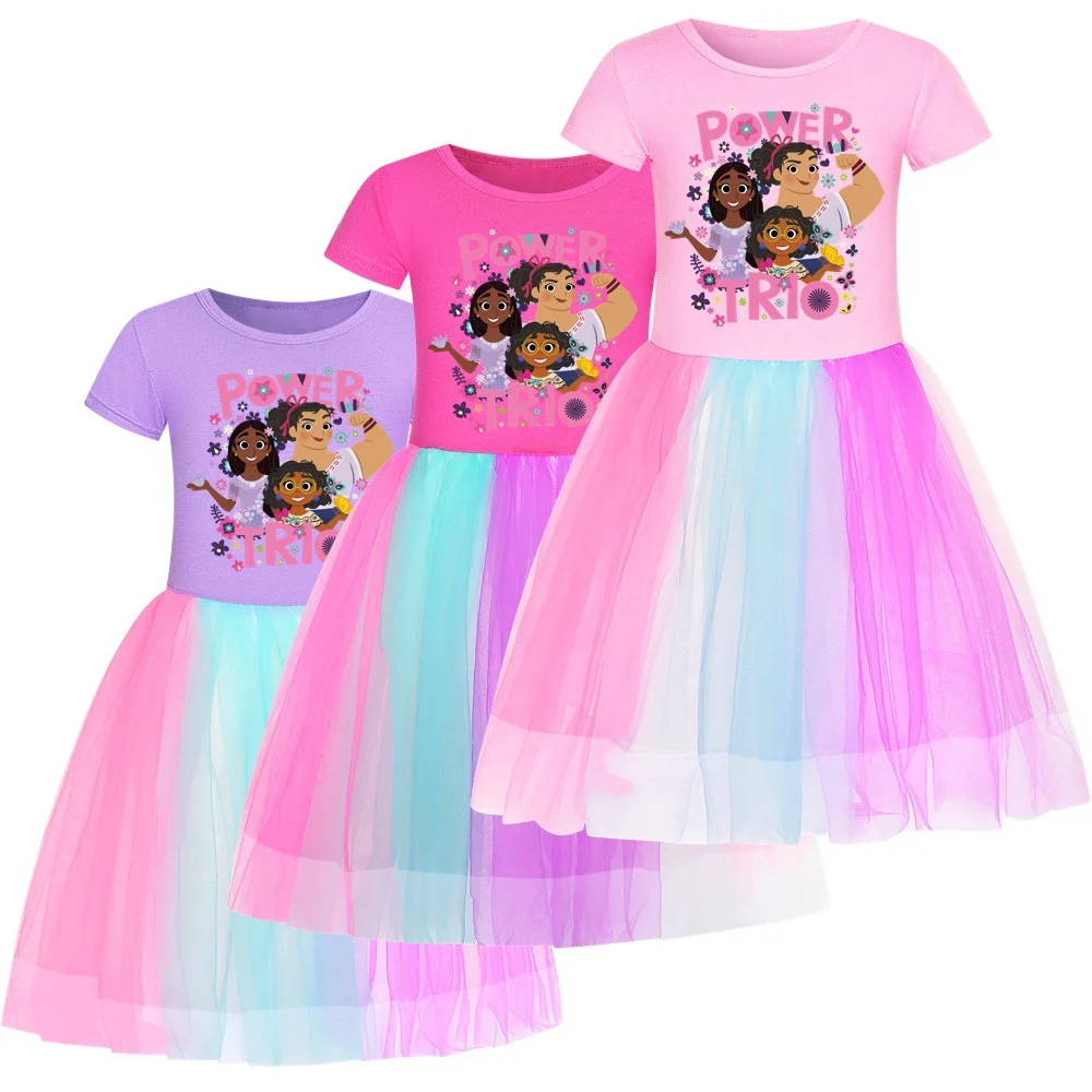 Disney New Movie Encanto Clothes Baby Girls Princess Dresses Kids Cartoon Cute Cartoon Princess Cosplay Wedding Party Dress
Disney New Movie Encanto Clothes Baby Girls Princess Dresses Kids Cartoon Cute Cartoon Princess Cosplay Wedding Party Dress