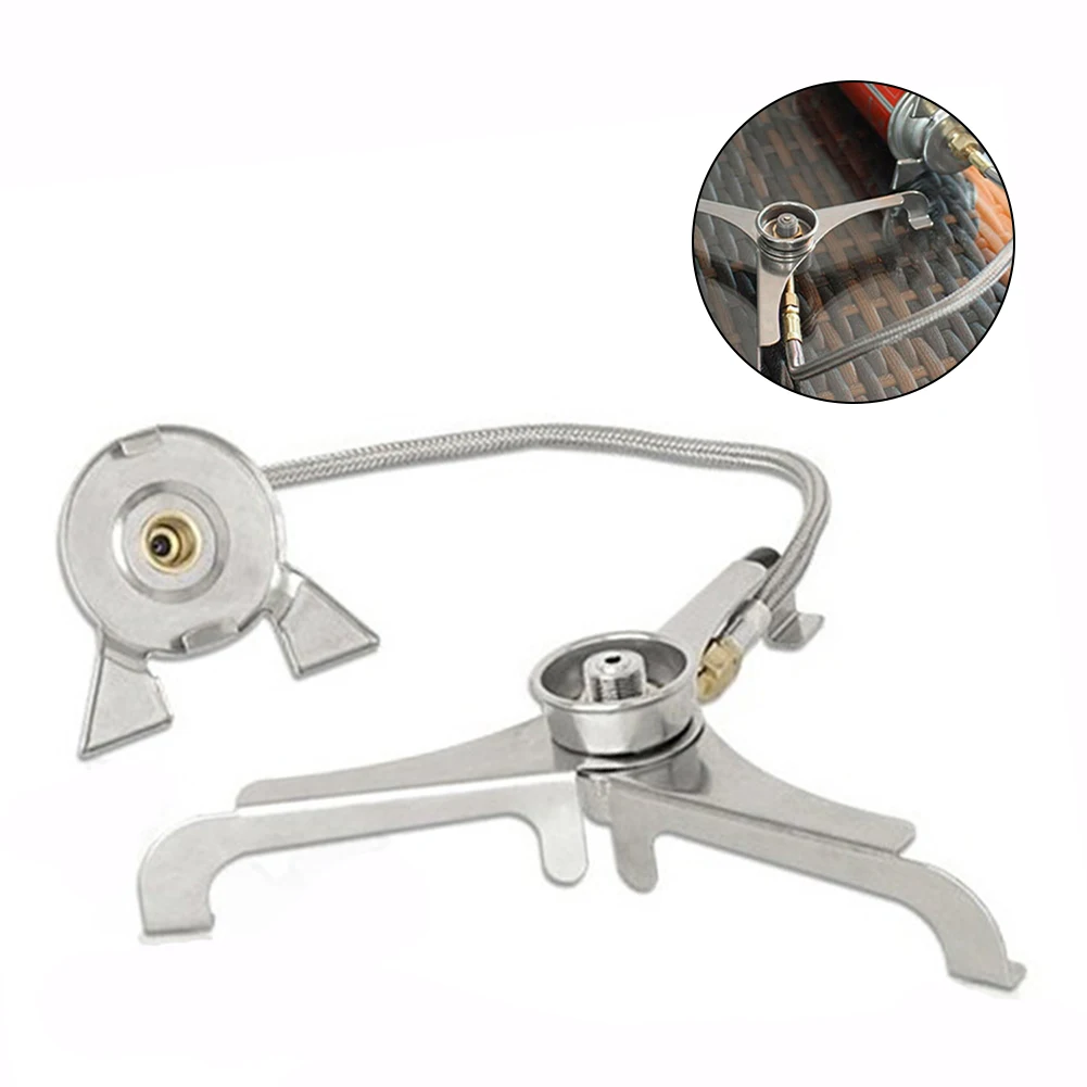Picnic Supplies Camping Stove Burner Split Converter Connector Gas Tank Adapter Stainless Steel Copper Alloy Camping Tool
Picnic Supplies Camping Stove Burner Split Converter Connector Gas Tank Adapter Stainless Steel Copper Alloy Camping Tool