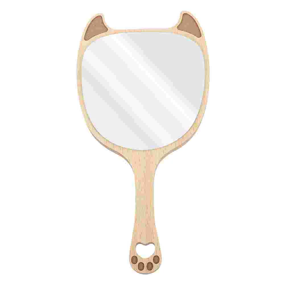 Wooden Handle Vanity Mirror Handheld Holding Girl Makeup Lovely Room Korean Cosmetics Household
Wooden Handle Vanity Mirror Handheld Holding Girl Makeup Lovely Room Korean Cosmetics Household