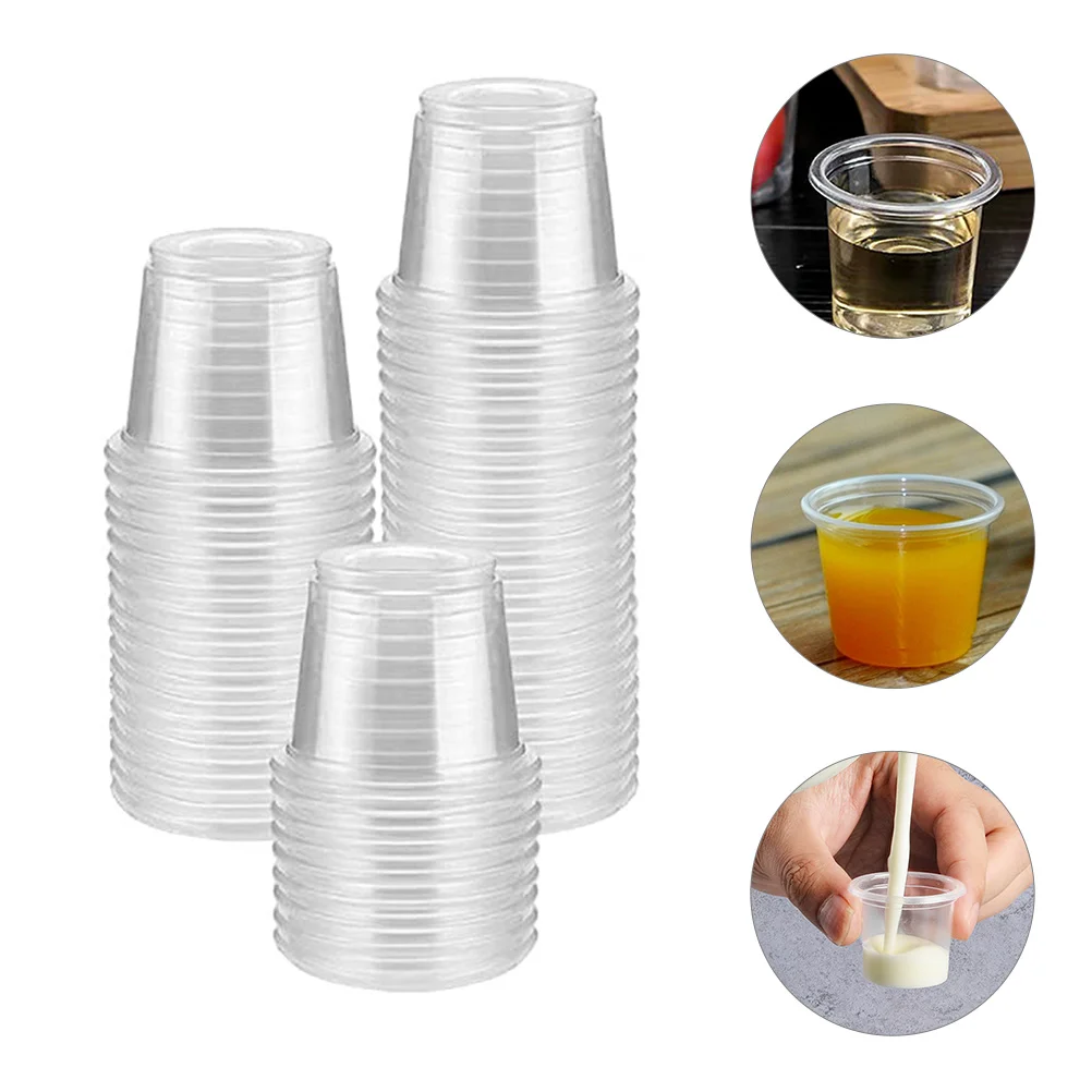 200pcs Small Clear Plastic Cups Tasting Small Cups Plastic Shot Cups 20ml
200pcs Small Clear Plastic Cups Tasting Small Cups Plastic Shot Cups 20ml