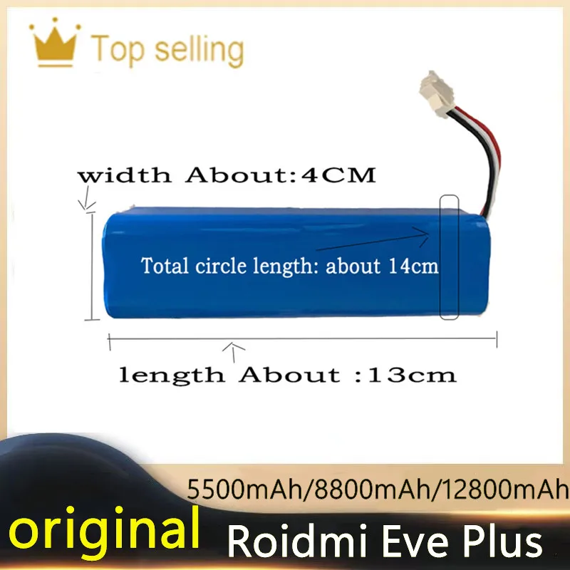 Для оригинального аккумуляторного блока Roidmi Eve Plus Viomi s9 Lydsto R1 аккумулятор большой емкости 8800 мАч аксессуары
Для оригинального аккумуляторного блока Roidmi Eve Plus Viomi s9 Lydsto R1 аккумулятор большой емкости 8800 мАч аксессуары