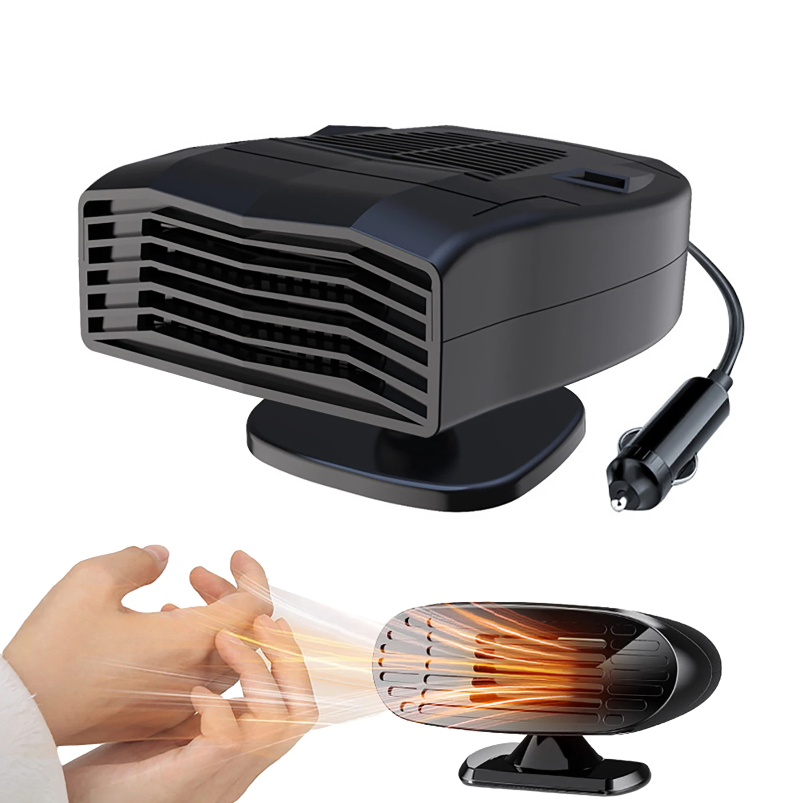 2 In 1 Car Heater Portable Auto Electric Heating Fan Cooling Fan 12V / 24V Car Windshield Defroster Defogger For Car Accessories
2 In 1 Car Heater Portable Auto Electric Heating Fan Cooling Fan 12V / 24V Car Windshield Defroster Defogger For Car Accessories