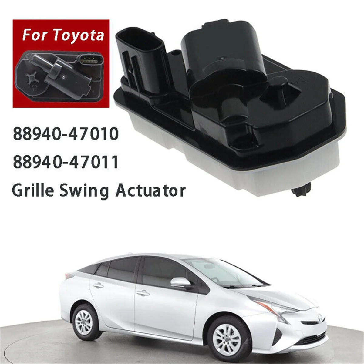 Поворотный привод решетки радиатора 8894047010 для Prius 2016-2018 Prius Prime, генераторный привод решетки в сборе 88940-47011
Поворотный привод решетки радиатора 8894047010 для Prius 2016-2018 Prius Prime, генераторный привод решетки в сборе 88940-47011