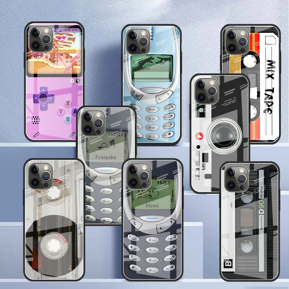 Magnetic Radio Tape Cassette Glass Case For Apple iPhone 13 11 12 Pro 7 XR X XS Max 8 6 6s Plus SE 2022 Tempered Phone Shell
Magnetic Radio Tape Cassette Glass Case For Apple iPhone 13 11 12 Pro 7 XR X XS Max 8 6 6s Plus SE 2022 Tempered Phone Shell