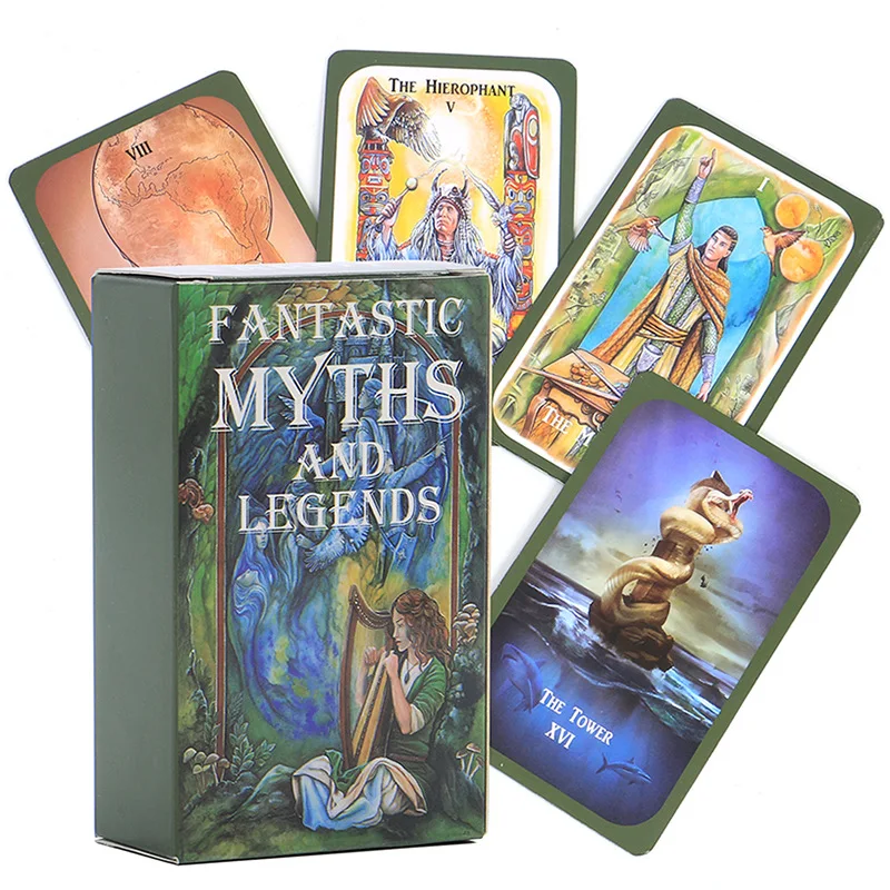 Hot Selling Tarot Board Game Card Full English HD Animation Portable Playing Board divination Fantastic Myths and Legends Tarot
Hot Selling Tarot Board Game Card Full English HD Animation Portable Playing Board divination Fantastic Myths and Legends Tarot