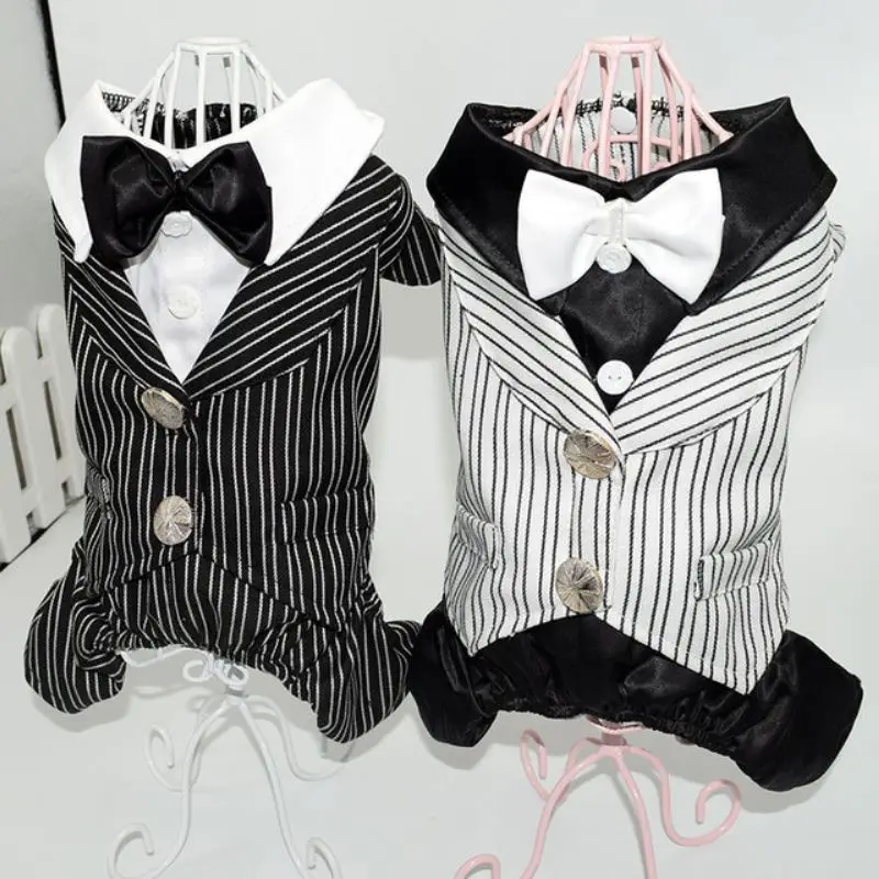 Dog Suit Dress Fake Two Pieces Wedding Tuxedos Male Dog Clothes Yorkie Poodle Bichon Pomeranian Four Legs Pet Clothing DripShipp
Dog Suit Dress Fake Two Pieces Wedding Tuxedos Male Dog Clothes Yorkie Poodle Bichon Pomeranian Four Legs Pet Clothing DripShipp