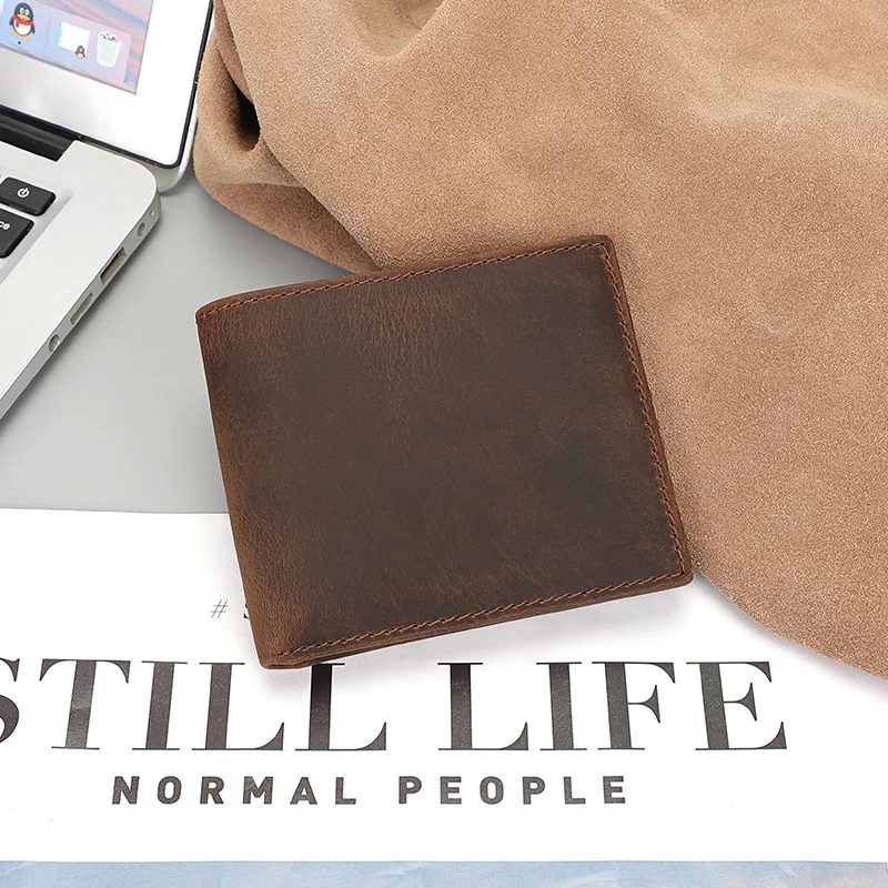 New Men Wallet Genuine Leather Card holder Slim Walllet for Men Short Wallet Leather
New Men Wallet Genuine Leather Card holder Slim Walllet for Men Short Wallet Leather