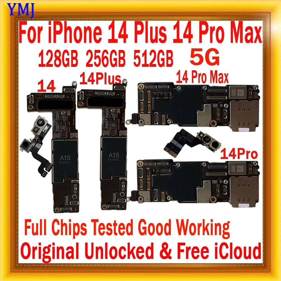 Insert SIM Version For iPhone 14 Pro Max 14 Plus Full Working Motherboard Support OS Update Clean ICloud No ID Account MainBoard
Insert SIM Version For iPhone 14 Pro Max 14 Plus Full Working Motherboard Support OS Update Clean ICloud No ID Account MainBoard