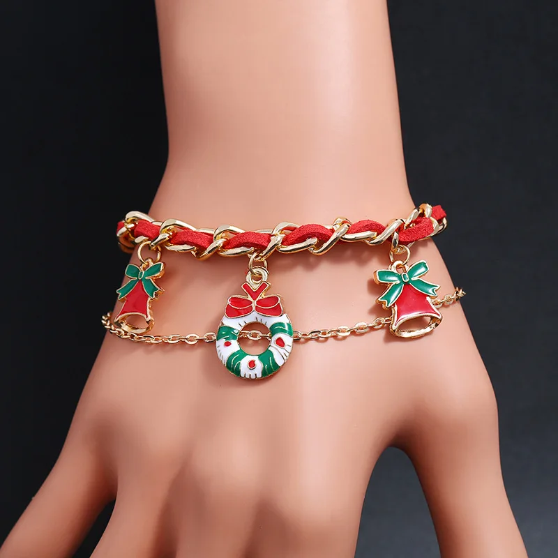 Christmas Bracelet Classic Bracelet for Women Snowflake Pendant Decoration Alloy Chain & Link Bracelet Fashion Party Accessories
Christmas Bracelet Classic Bracelet for Women Snowflake Pendant Decoration Alloy Chain & Link Bracelet Fashion Party Accessories