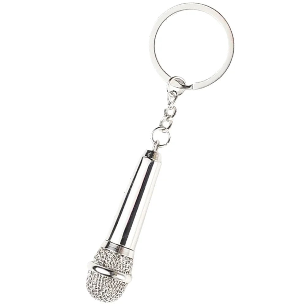Keychain Backpacks Microphone Festival Gift Bag Hanging Decor 11.5X2.5CM Creative Holders Music Pendant Silver Metal
Keychain Backpacks Microphone Festival Gift Bag Hanging Decor 11.5X2.5CM Creative Holders Music Pendant Silver Metal