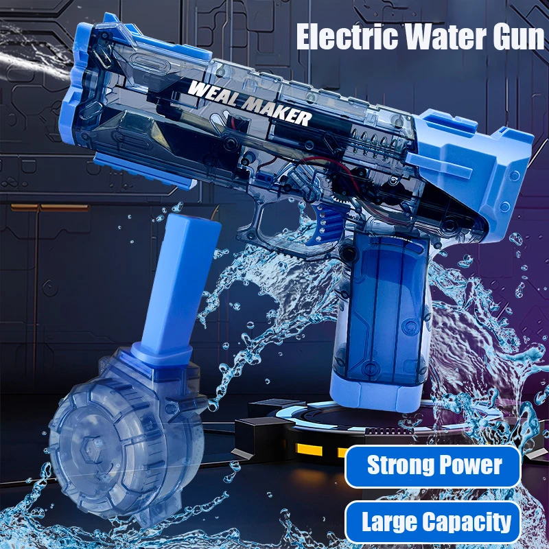 Electric Water Gun Kids Toy Swimming Pool Play Water Toy Summer Outdoor Games For Adult Gun Shooting For Children Gift
Electric Water Gun Kids Toy Swimming Pool Play Water Toy Summer Outdoor Games For Adult Gun Shooting For Children Gift