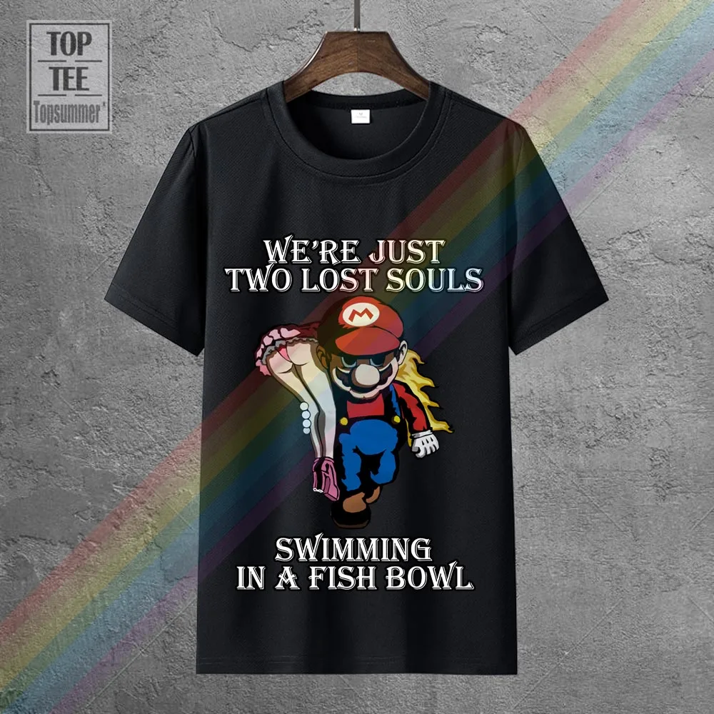 We're Just Two Lose Souls Swimming In A Fish Bowl Vintage Game Funny Oversize T Shirt Brand Men Clothing Short Sleeve Streetwear
We're Just Two Lose Souls Swimming In A Fish Bowl Vintage Game Funny Oversize T Shirt Brand Men Clothing Short Sleeve Streetwear