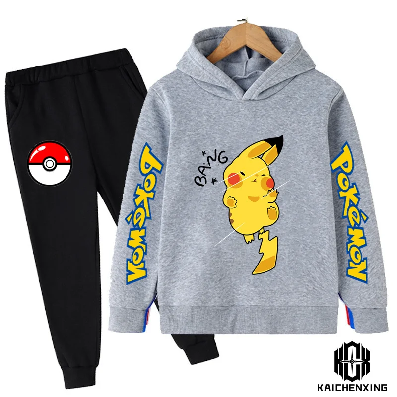 2023 Anime Pokemon Cute Pikachu Boy Girl Sports Hoodie Suit Dynamic Kids Hooded Sportswear Casual Suit Pants Boys Clothes
2023 Anime Pokemon Cute Pikachu Boy Girl Sports Hoodie Suit Dynamic Kids Hooded Sportswear Casual Suit Pants Boys Clothes
