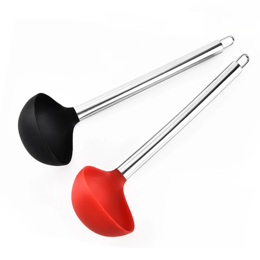 2pcs Soup Scoop Non-stick Spoon Heat Resistant Cooking Utensils Cooking Spoon for Home Restaurant (Black, Red)
2pcs Soup Scoop Non-stick Spoon Heat Resistant Cooking Utensils Cooking Spoon for Home Restaurant (Black, Red)
