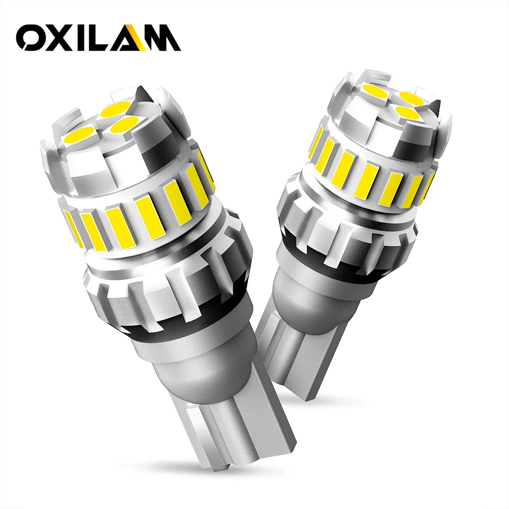 

OXILAM 2Pcs T15 LED Canbus W16W Reversing Light Back Up Lamp 912 921 LED Bulb Error Free 12V 6500K 1200LM 5W High Power T16 360