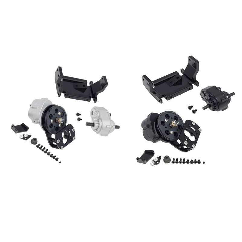 Metal R3 Single Speed Gearbox And Transfer Case Set For RC4WD D90 Gelande II D110 G2 FJ40 1/10 RC Crawler Car Upgrades
Metal R3 Single Speed Gearbox And Transfer Case Set For RC4WD D90 Gelande II D110 G2 FJ40 1/10 RC Crawler Car Upgrades