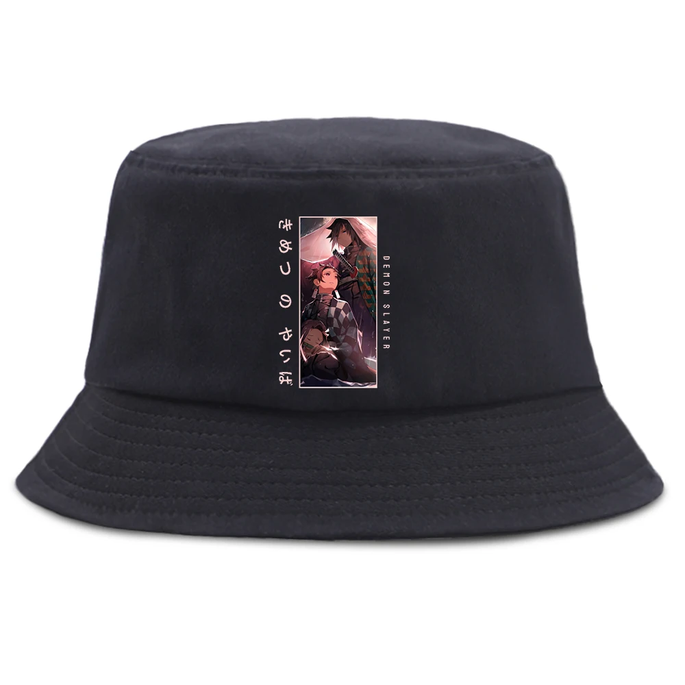 Bucket Hat Women Demon Slayer Japanese Anime Harajuku Cotton Hip Hop Summer Panama Hat Men Fashion Beach Sun Fishing Unisex Cap
Bucket Hat Women Demon Slayer Japanese Anime Harajuku Cotton Hip Hop Summer Panama Hat Men Fashion Beach Sun Fishing Unisex Cap