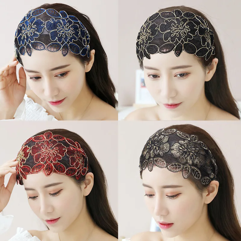 Kant Bloemen Hoofdband Brede Vrouwen Haar Hoepel Hoofd Bands Getande Antislip Elastische Haarband Bezel Haar Accessoires Hoofdto
Kant Bloemen Hoofdband Brede Vrouwen Haar Hoepel Hoofd Bands Getande Antislip Elastische Haarband Bezel Haar Accessoires Hoofdto