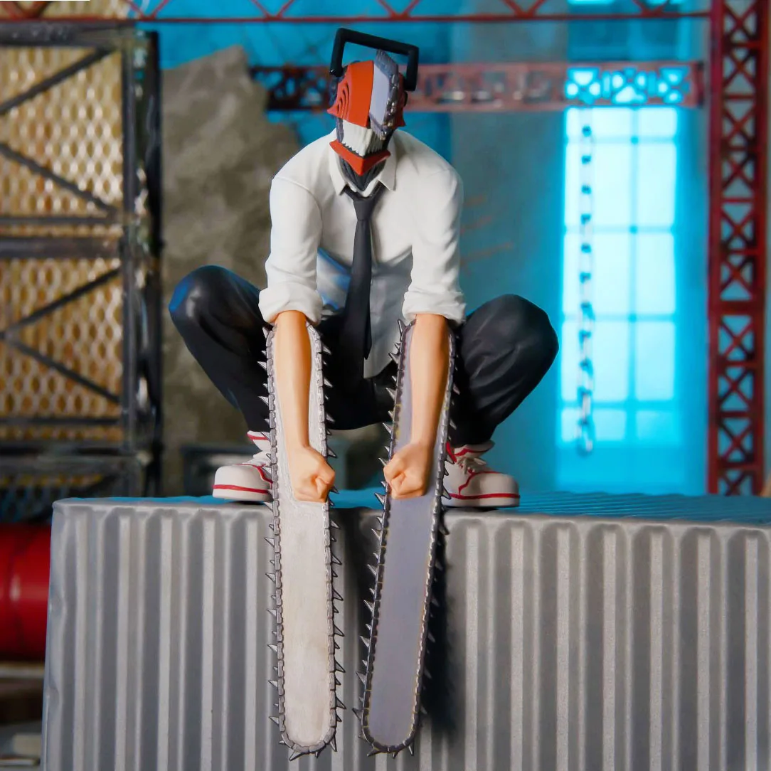 Chainsaw Man Denji Anime Figure Makima Power Action Figure Sitting Posture Instant Noodle Press Model Toy New Figuine PVC 16CM
Chainsaw Man Denji Anime Figure Makima Power Action Figure Sitting Posture Instant Noodle Press Model Toy New Figuine PVC 16CM