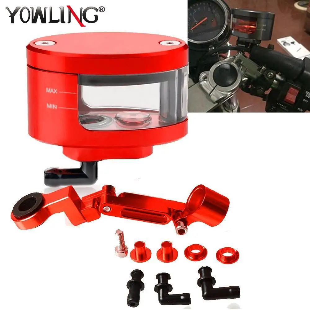 Motorcycle CNC Brake Clutch Fluid Reservoir Tank Oil Cup Adjustable Bracket for honda CG125 CB190R 599 CB300F CB500F ABS mt09
Motorcycle CNC Brake Clutch Fluid Reservoir Tank Oil Cup Adjustable Bracket for honda CG125 CB190R 599 CB300F CB500F ABS mt09