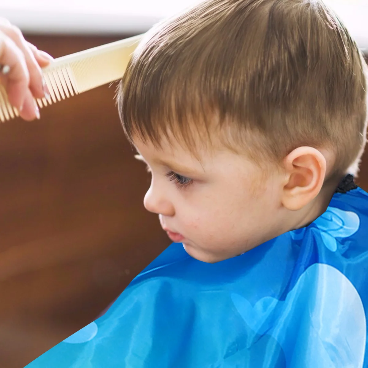 Cape Hair Kids Haircut Cutting Barber Apron Cover Salon Hairdressing Gown Smock Cut Haircuts Child Cloth Styling Children Capes
Cape Hair Kids Haircut Cutting Barber Apron Cover Salon Hairdressing Gown Smock Cut Haircuts Child Cloth Styling Children Capes