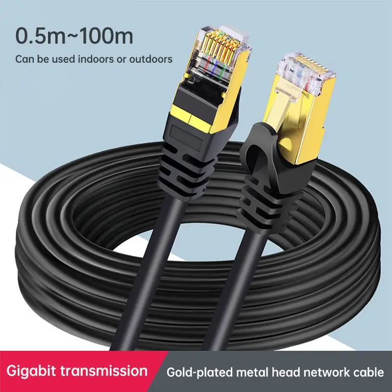 Network Cable Six Types of Gigabit Game High-speed Network Cable Connected to The Crystal Head 0.5/5/20m Household 100M Line
Network Cable Six Types of Gigabit Game High-speed Network Cable Connected to The Crystal Head 0.5/5/20m Household 100M Line