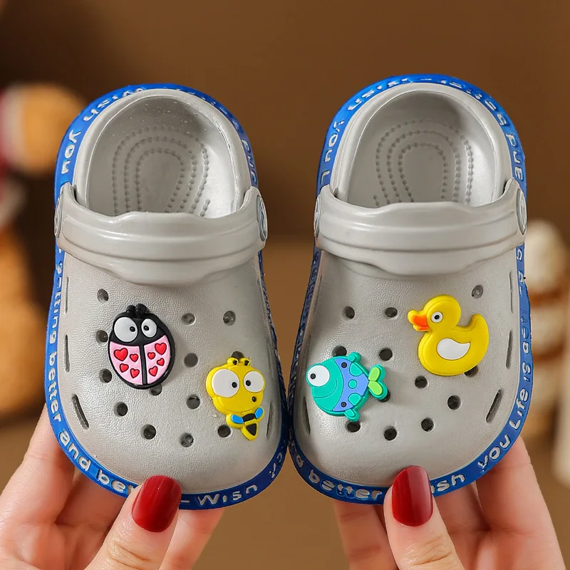 Summer Baby slippers For Girls Boy Mules Baby Shoes Cartoon Sandal Infantil kids Garden Shoes toddler girl shoes size18-26
Summer Baby slippers For Girls Boy Mules Baby Shoes Cartoon Sandal Infantil kids Garden Shoes toddler girl shoes size18-26