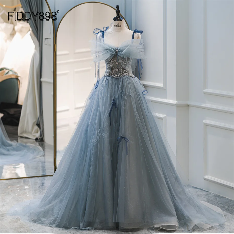 New Arrivals A-line Sweetheart Spaghetti Strap Party Dress Sequined Bows Evening Gowns Beaded Bride Dresses LWC6600
New Arrivals A-line Sweetheart Spaghetti Strap Party Dress Sequined Bows Evening Gowns Beaded Bride Dresses LWC6600