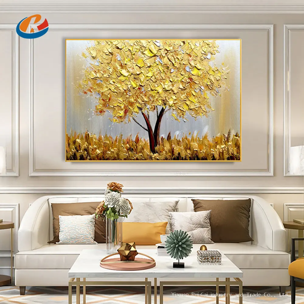 Handmade Canvas Art Paintings For Interior Modern Abstract Golden Tree Oil Paintings Home Living Room Hotel Decoration Picture
Handmade Canvas Art Paintings For Interior Modern Abstract Golden Tree Oil Paintings Home Living Room Hotel Decoration Picture