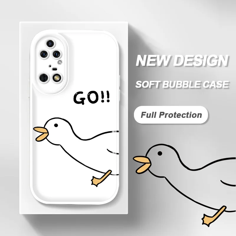 For Huawei P50 Pro P40 P30 P20 Pro P40 Lite Nova 4 5 7 9 SE Honor 50 Case Vigorous Duck Bubble Phone Case Glossy Air Cushion 
For Huawei P50 Pro P40 P30 P20 Pro P40 Lite Nova 4 5 7 9 SE Honor 50 Case Vigorous Duck Bubble Phone Case Glossy Air Cushion