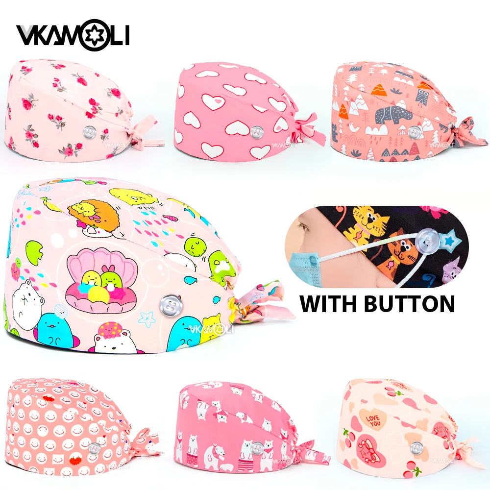 pink printing Pet grooming work hats lab dustproof hats Elastic scrubs caps tooth beauty store with sweat-absorbent scrubs caps
pink printing Pet grooming work hats lab dustproof hats Elastic scrubs caps tooth beauty store with sweat-absorbent scrubs caps