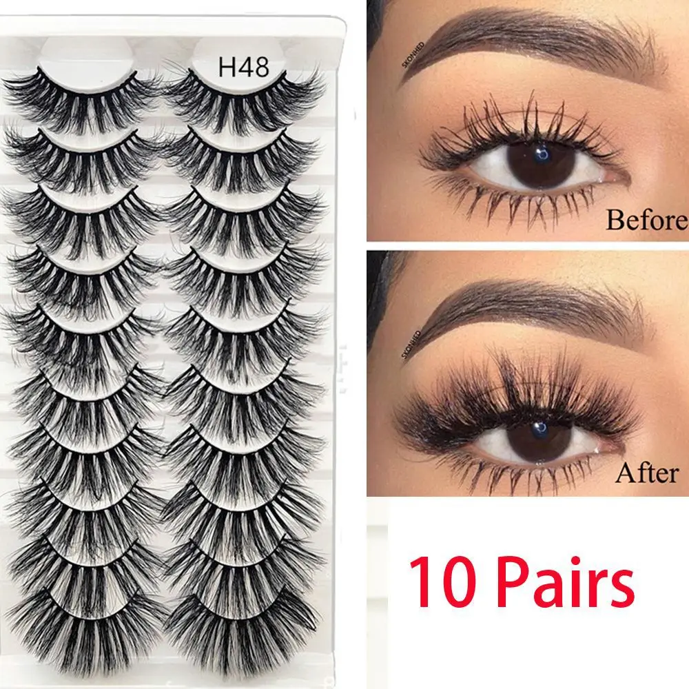 10 пар модных искусственных ресниц из искусственной норки
10 пар модных искусственных ресниц из искусственной норки
