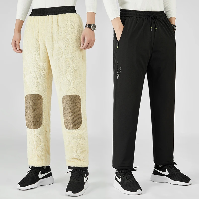 Мужские спортивные брюки из овечьей шерсти, теплые утепленные джоггеры, утепленные брюки из флиса, большие размеры 6XL 7XL, зима 2023 
Мужские спортивные брюки из овечьей шерсти, теплые утепленные джоггеры, утепленные брюки из флиса, большие размеры 6XL 7XL, зима 2023