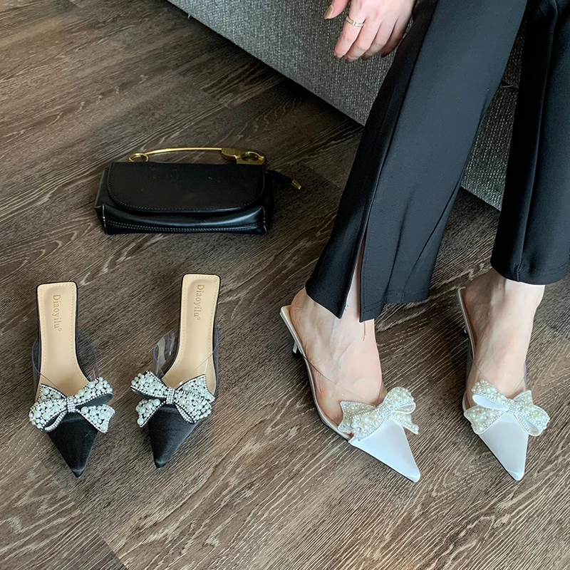 Fashion Women Pumps Thin High Heels 2023 New In Summer Rhinestones Sandals Pointed Toe Footwear Luxury Korean Style Slides
Fashion Women Pumps Thin High Heels 2023 New In Summer Rhinestones Sandals Pointed Toe Footwear Luxury Korean Style Slides