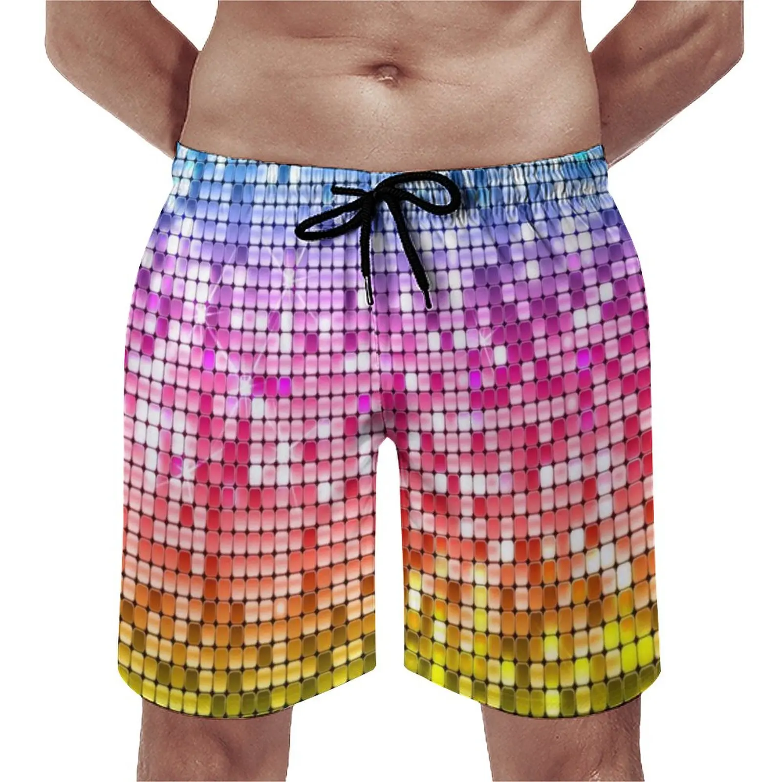 Sparkly Sequins Print Board Shorts Colorful Rainbow Beach Short Pants Elastic Waist Funny Print Swim Trunks Plus Size
Sparkly Sequins Print Board Shorts Colorful Rainbow Beach Short Pants Elastic Waist Funny Print Swim Trunks Plus Size