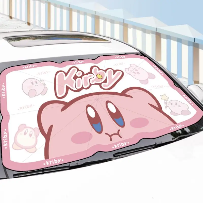 Kawaii Kirdy Car Windscreen Sunshade Summer Cool Heat Insulation Sunscreen Cloth Cute Cartoon Car Heat Insulation SunscreenCloth
Kawaii Kirdy Car Windscreen Sunshade Summer Cool Heat Insulation Sunscreen Cloth Cute Cartoon Car Heat Insulation SunscreenCloth