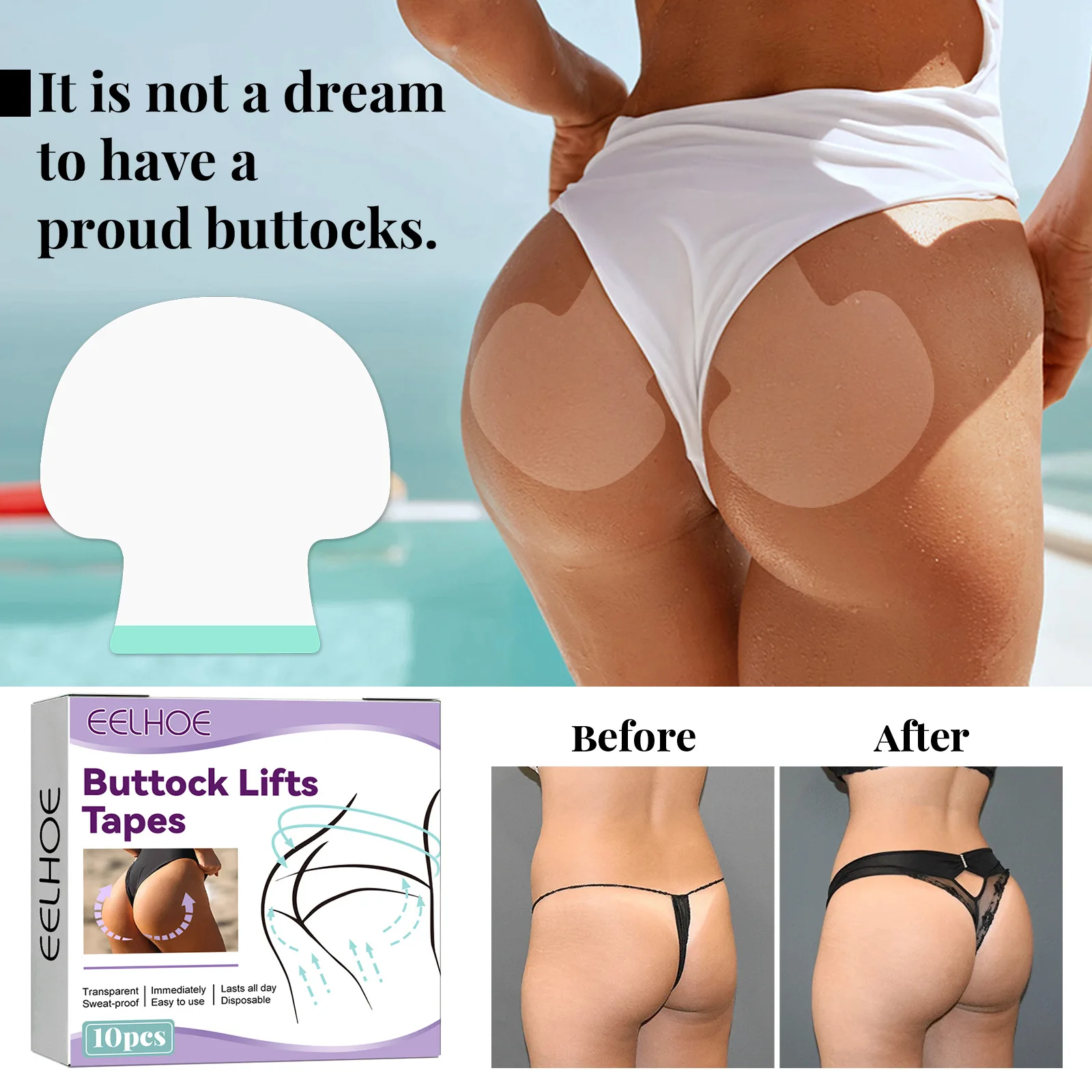 Women Butt Lift Shaping Patch Moisturizing Firming Skin Quickly Strengthen Hip Massage Buttocks Stickers Shaping Peach Butt
Women Butt Lift Shaping Patch Moisturizing Firming Skin Quickly Strengthen Hip Massage Buttocks Stickers Shaping Peach Butt
