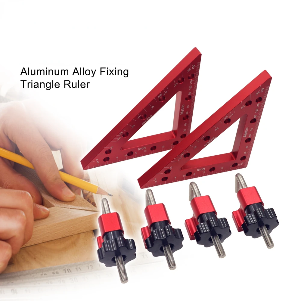 Woodworking 45/90 Degrees L-Shaped Auxiliary Fixture Splicing Board Positioning Panel Fixed Clip Carpenter's Square Ruler Tools
Woodworking 45/90 Degrees L-Shaped Auxiliary Fixture Splicing Board Positioning Panel Fixed Clip Carpenter's Square Ruler Tools